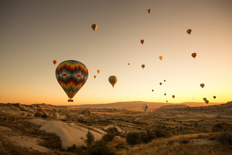 Royal balloon ride