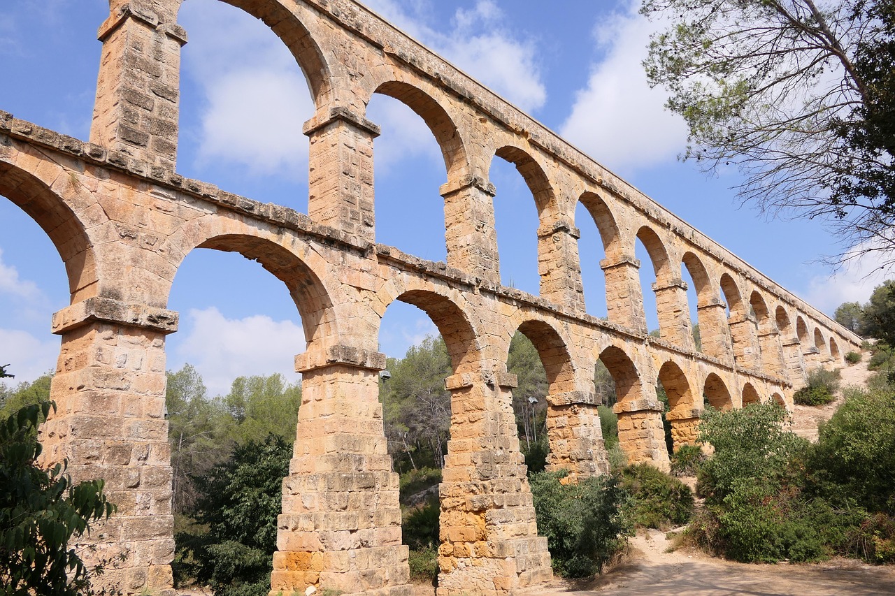 Visiting Roman ruins of Tarragona